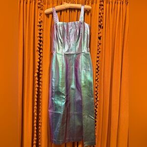nordstrom 2 piece prom dress Sexy Two-Piece Long Prom Dress with Glitter Royal / 4
